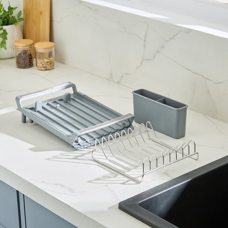 Orion Blumen Polypropylene Extendable Dish Rack
