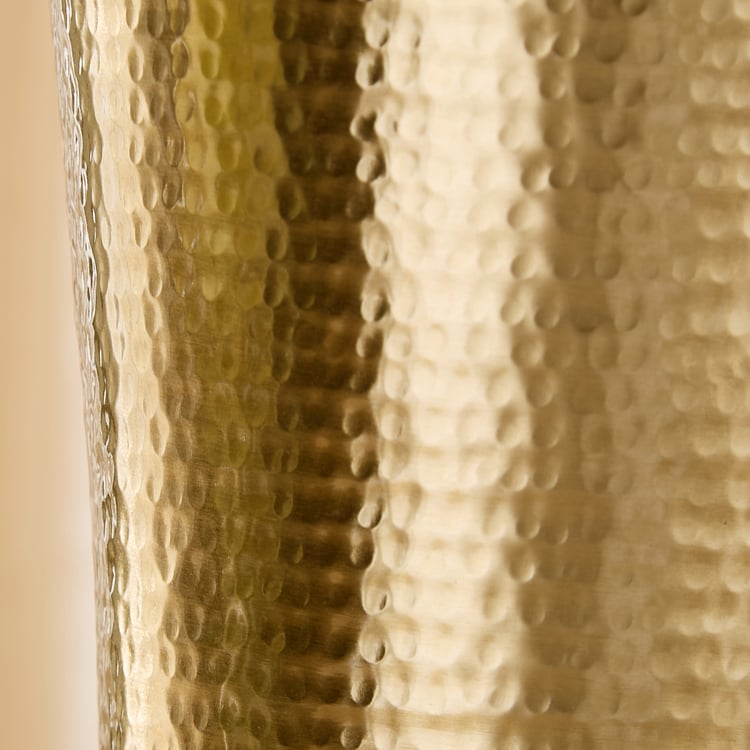 Heritage Renew Luca Metal Hammered Vase - Small