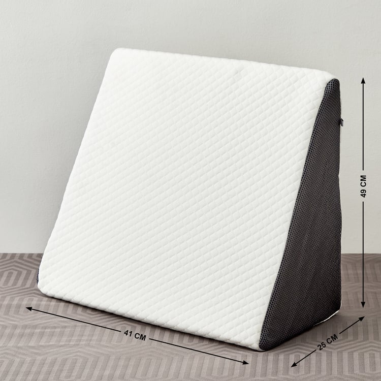 Slumber Polyurethane Wedge Pillow - 41x25x49cm