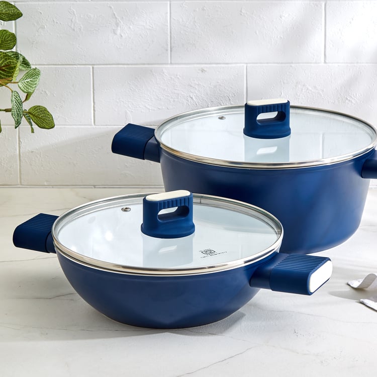 Regal Luxe Armada Aluminium Non-Stick Kadhai With Lid - 2.5L
