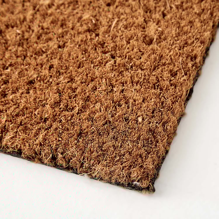 Stencila Natural Coir Welcome Home Doormat - 60x40cm