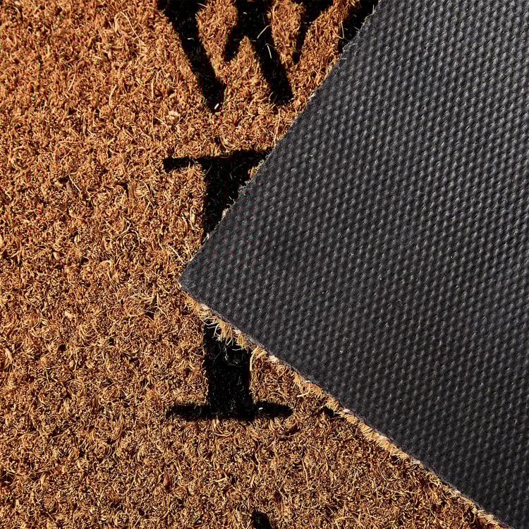 Stencila Natural Coir Welcome Home Doormat - 60x40cm