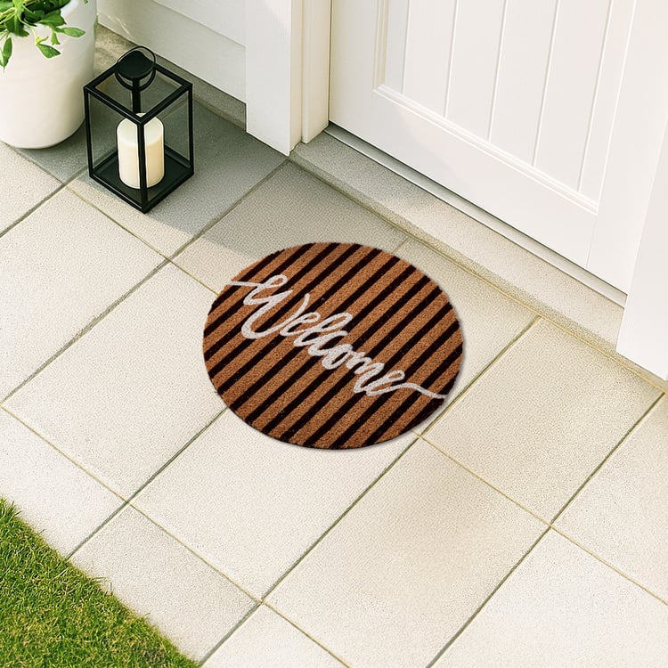 Stencila Coir Welcome Doormat - 60x60cm