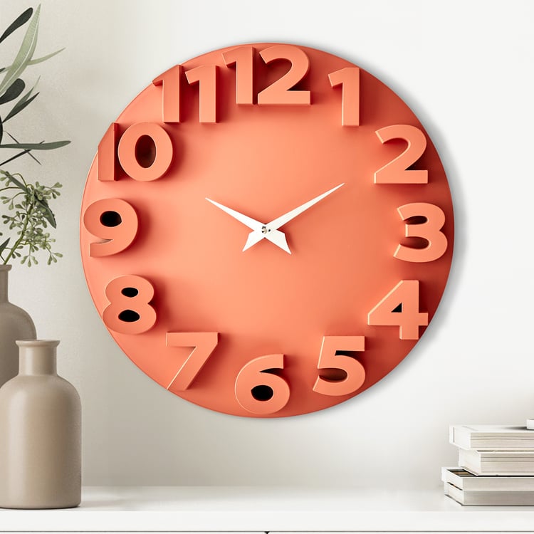 Corsica Casablanca Embossed Wall Clock - 35cm