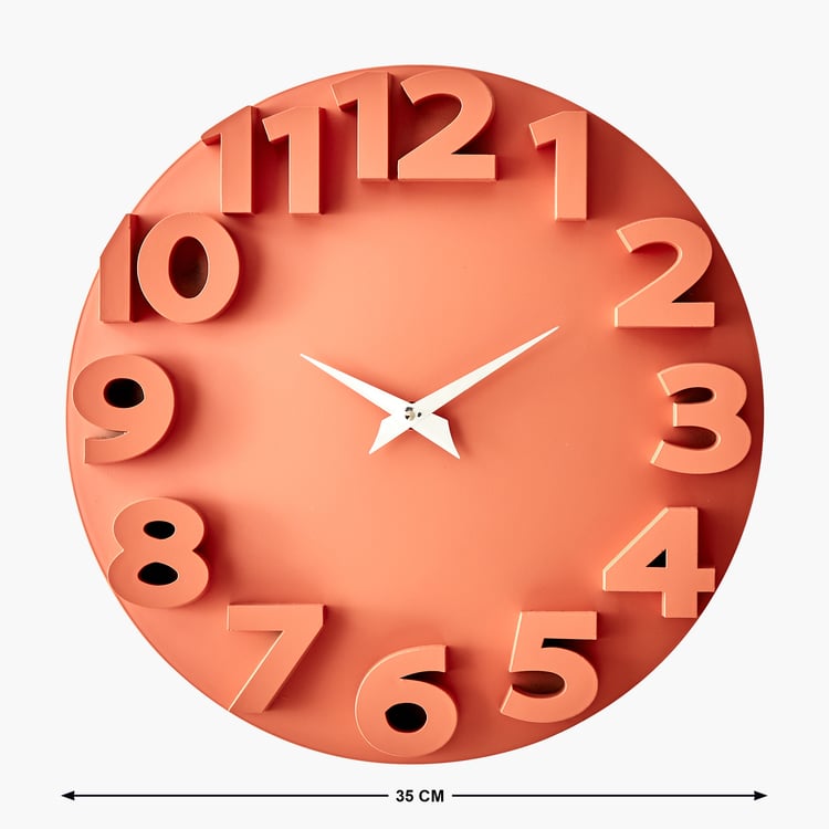 Corsica Casablanca Embossed Wall Clock - 35cm