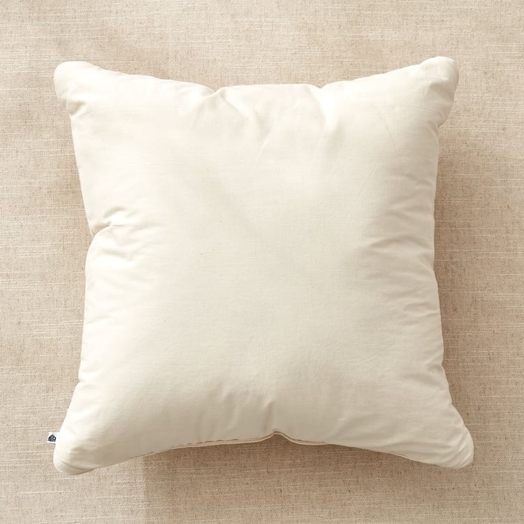 Sundried Sanc Fleuris Embroidered Filled Cushion - 45x45cm