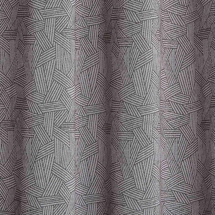 Southwalk Set of 2 Jacquard Light Filtering Door Curtains - 9ft