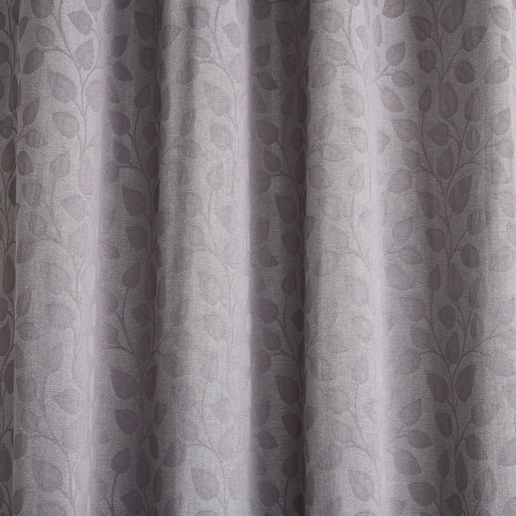 Southwalk Set of 2 Jacquard Light Filtering Door Curtains - 9ft