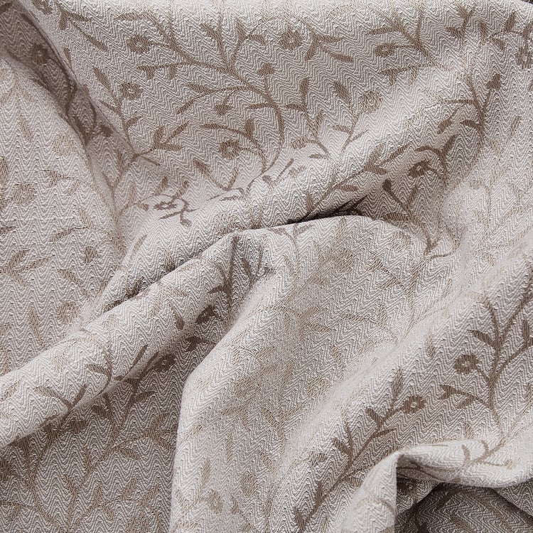 Southwalk Set of 2 Jacquard Light Filtering Door Curtains - 9ft