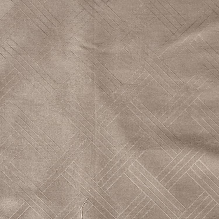 Zepher Grid Set of 2 Cotton Jacquard Pillow Covers - 70x45cm