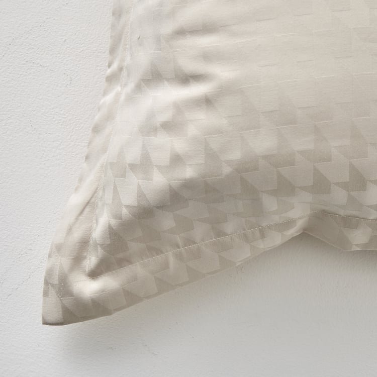 Zepher Prism Set of 2 Cotton Jacquard Pillow Covers - 70x45cm