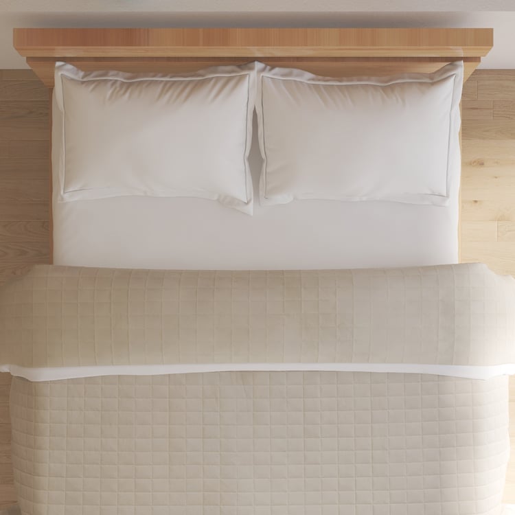 Ecliptic Saga Waffle Cotton Double Quilt