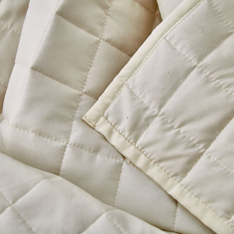 Ecliptic Saga Waffle Cotton Double Quilt