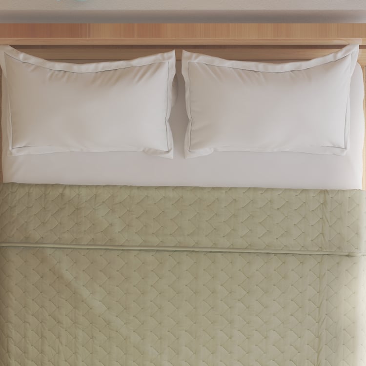 Mystic Gard Mirelle Cotton Embroidered Double Quilt