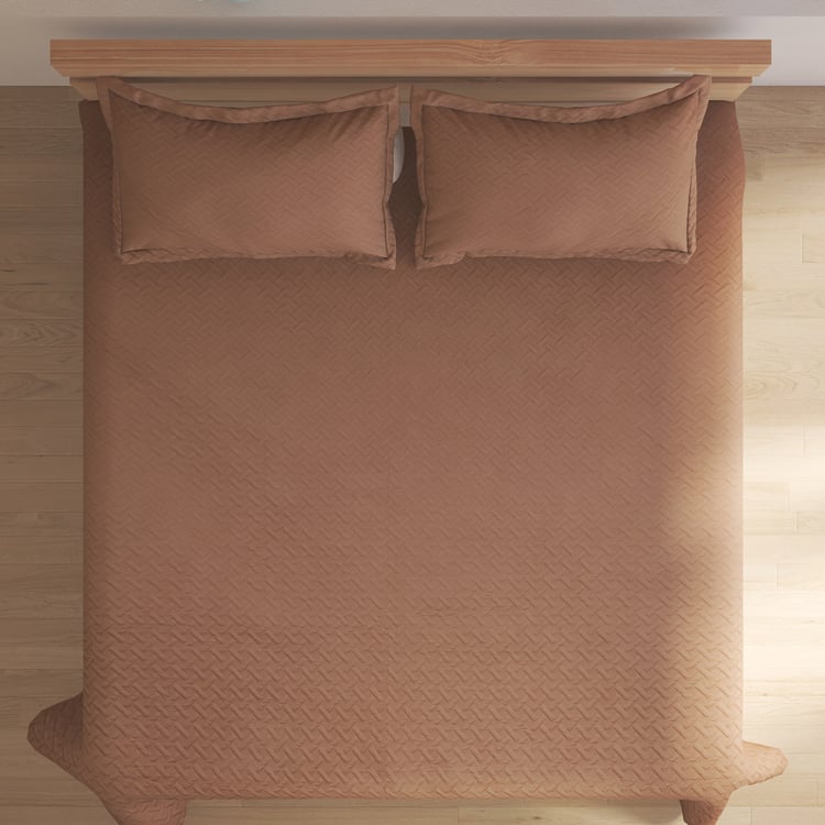 Sundried Sanc Lumea Quilted 3Pcs Double Bed Cover Set