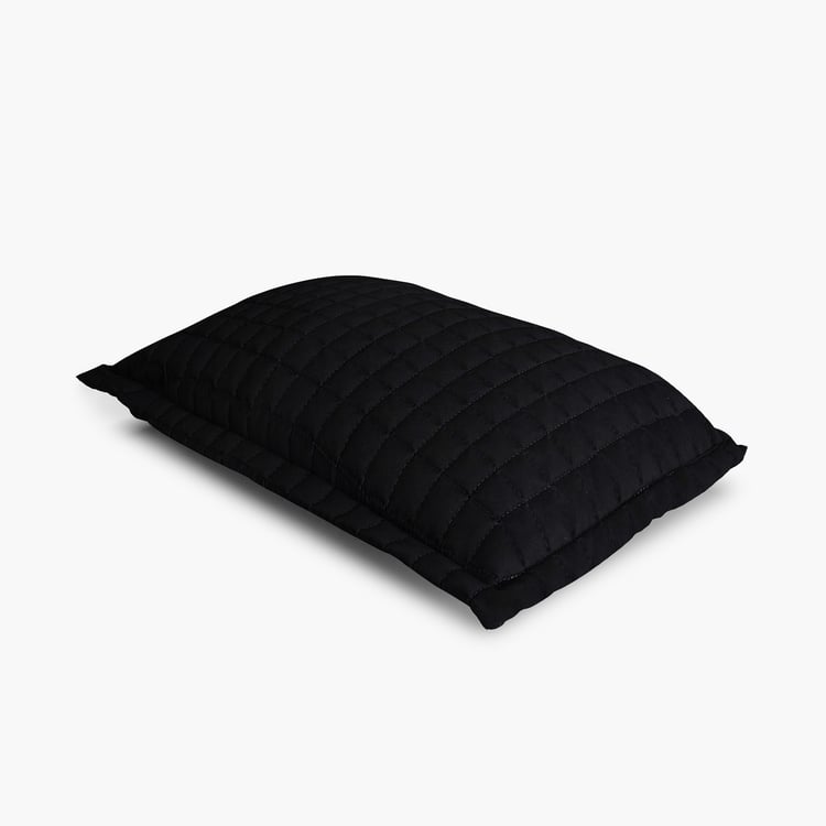 Ecliptic Saga Chess Set of 2 Quilted Pillow Covers - 70x45cm