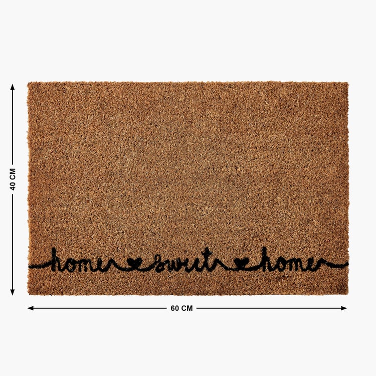 Cadence Linova Natural Coir Printed Doormat - 60x40cm