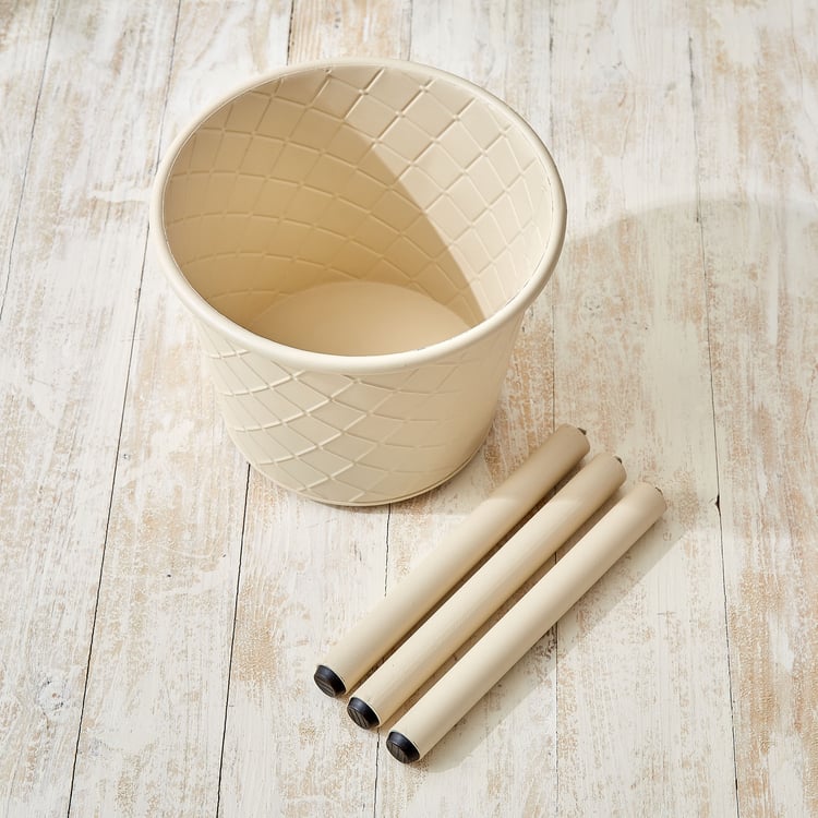 Lets Garden Rustica Metal Floor Planter with Stand