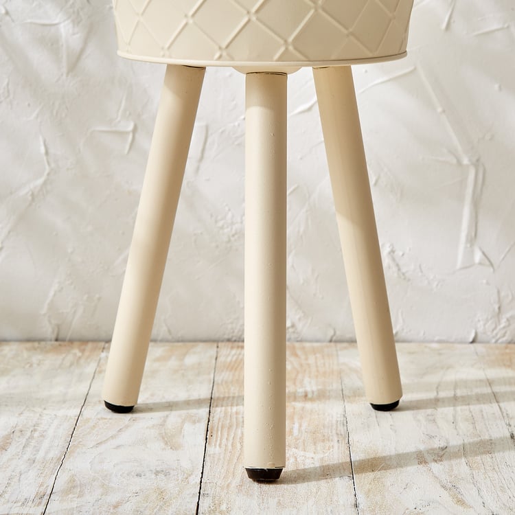 Lets Garden Rustica Metal Floor Planter with Stand