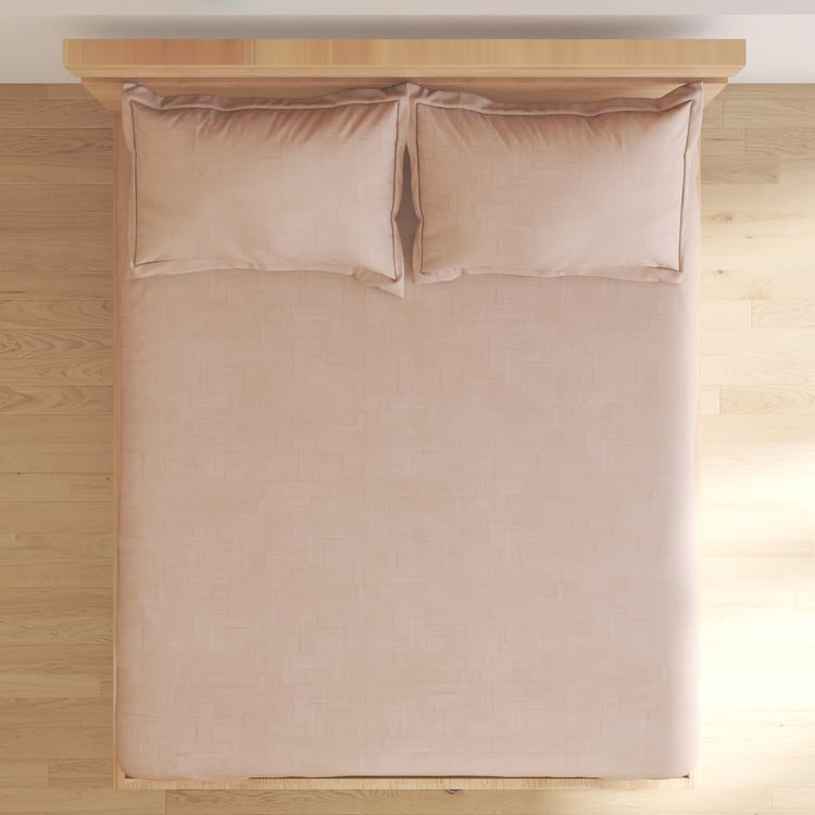 Sundired Sanc Burnett Cotton 210TC Printed 3Pcs Super King Bedsheet Set