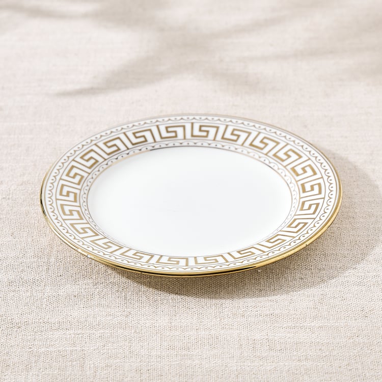Buy Midas Kasan Bone China Printed Side Plate - 18cm from Home