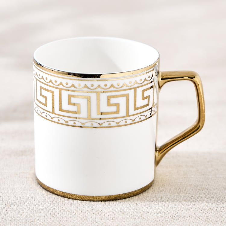 Midas Kasan Bone China Printed Coffee Mug - 220ml