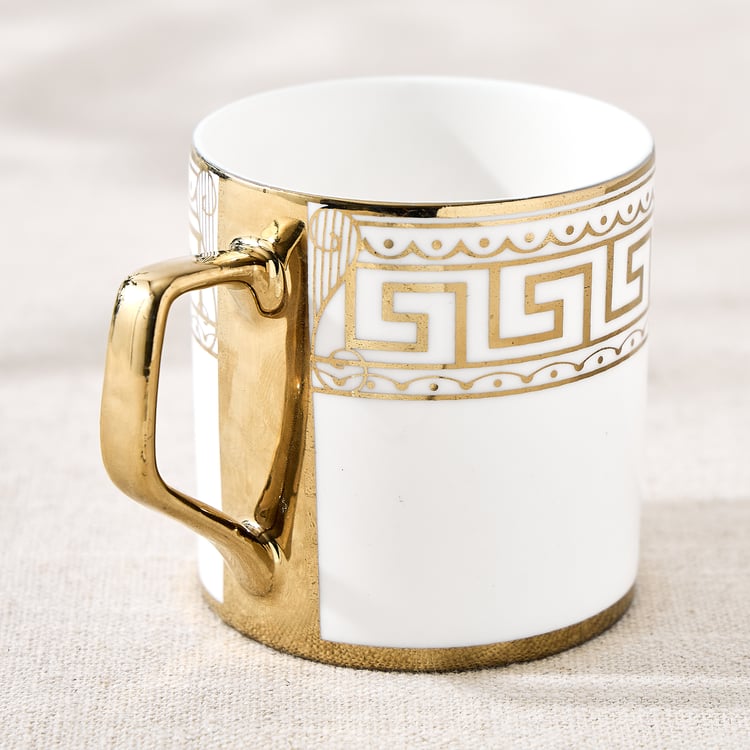 Midas Kasan Bone China Printed Coffee Mug - 220ml