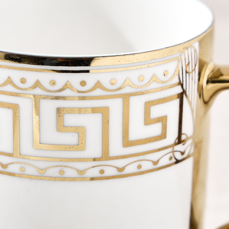 Midas Kasan Bone China Printed Coffee Mug - 220ml