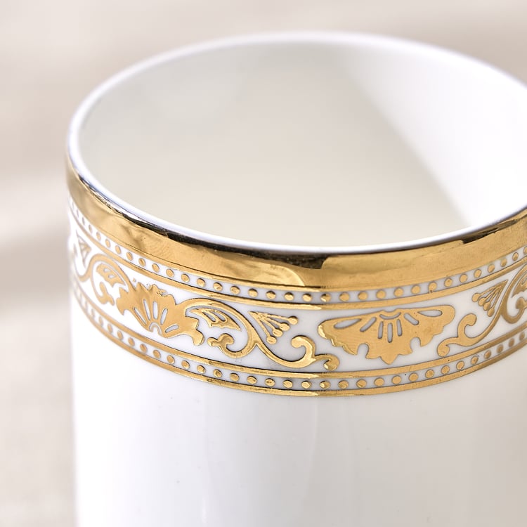 Midas Vellum Bone China Printed Coffee Mug - 330ml