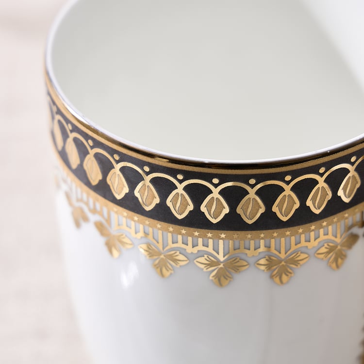 Midas Grisa Bone China Printed Coffee Mug - 330ml
