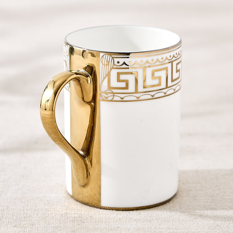 Midas Kasan Bone China Printed Coffee Mug - 330ml