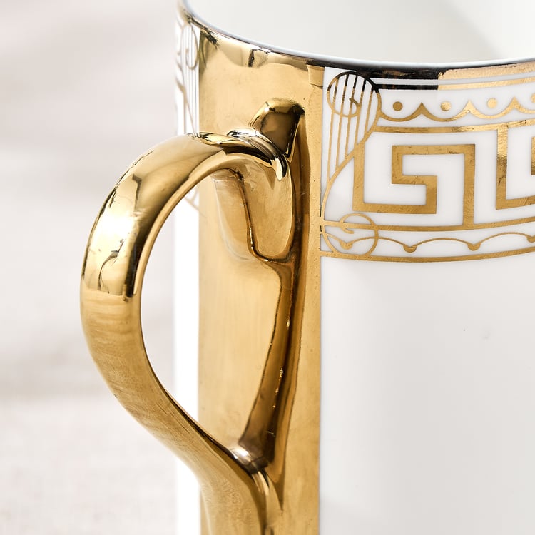 Midas Kasan Bone China Printed Coffee Mug - 330ml