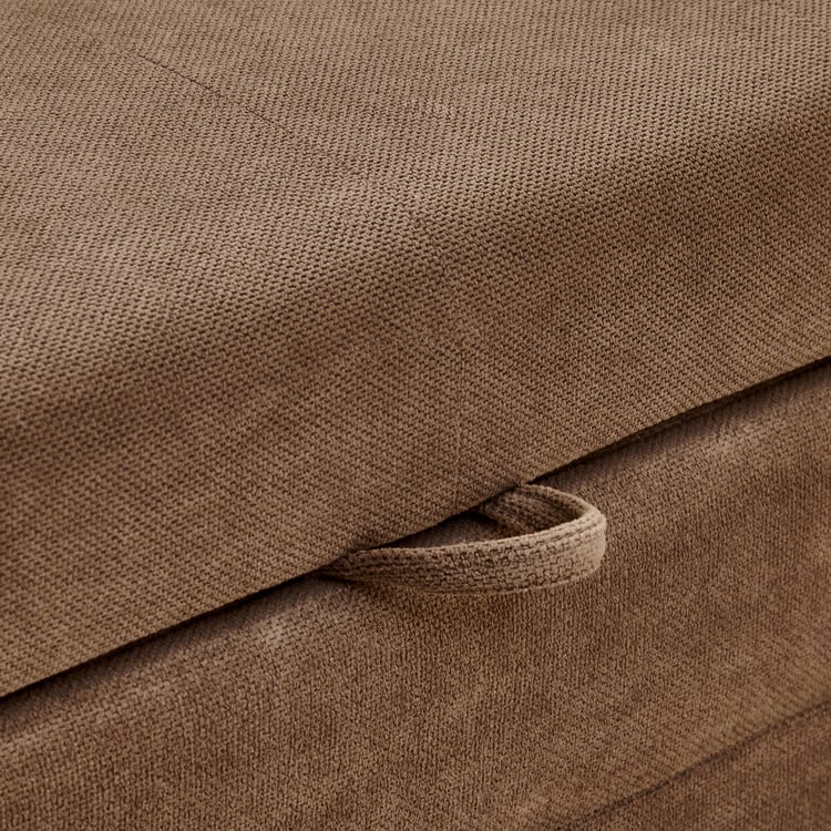 Helios Comet NXT Fabric 2-Seater Sofa Bed - Brown