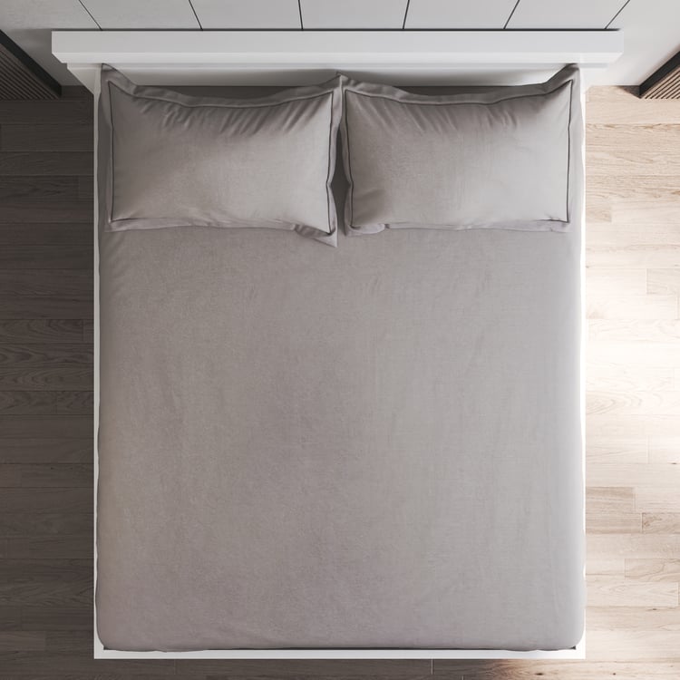 Eternity Luxe Lustre Cotton 325TC 3Pcs Super King Bedsheet Set