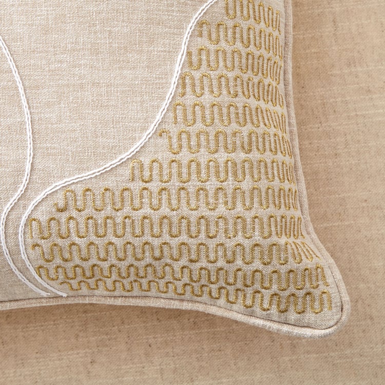 Florin Mura Embroidered Filled Cushion - 45x45cm