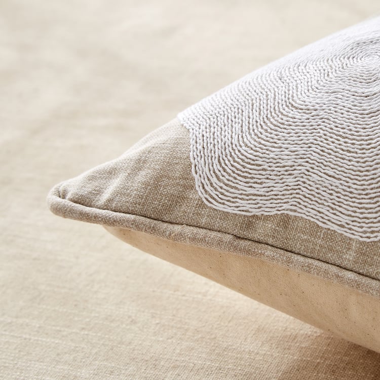 Florin Mura Embroidered Filled Cushion - 45x45cm