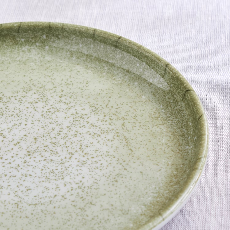 Meadows Reactive Moss Tile Melamine Side Plate - 19cm