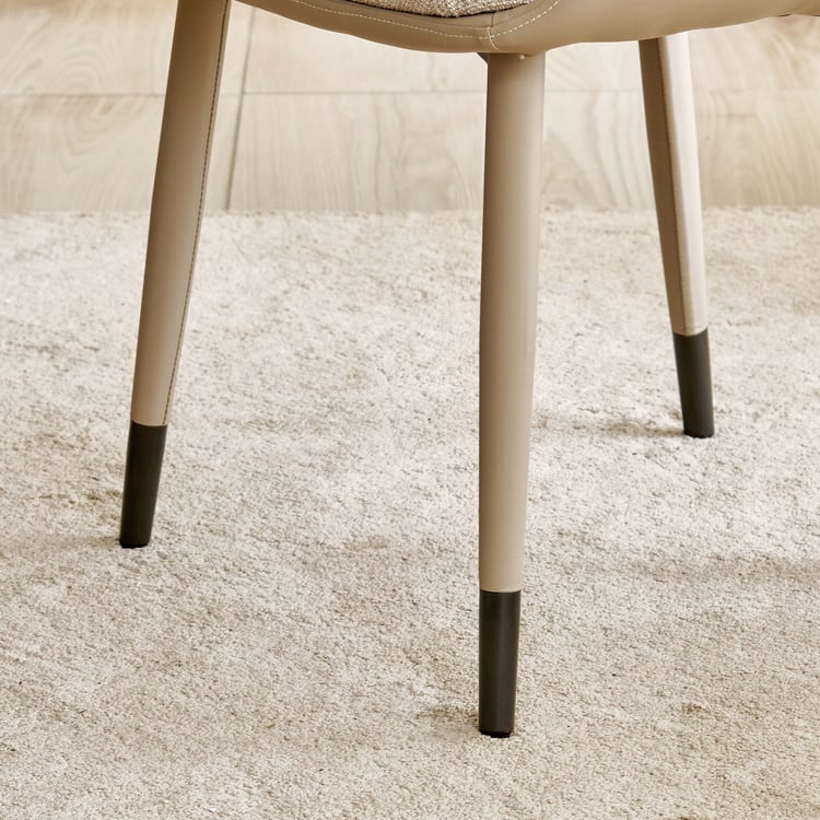 Clair De Lune Set of 2 Fabric Dining Chairs - Beige