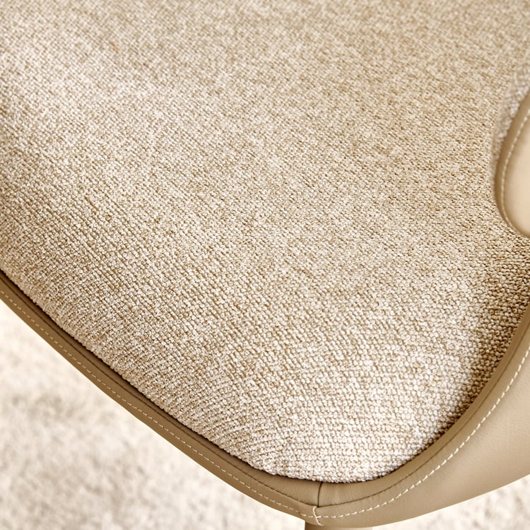 Clair De Lune Set of 2 Fabric Dining Chairs - Beige