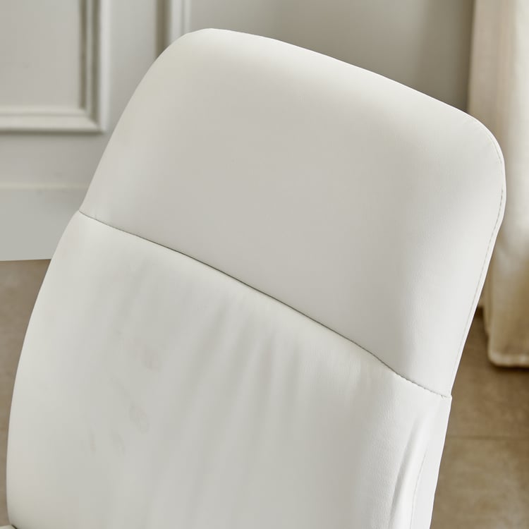 Sophia NXT Set of 2 Faux Leather Dining Chairs - White