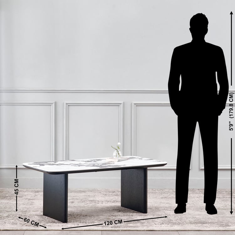 Regent NXT Ceramic Top Coffee Table - Black