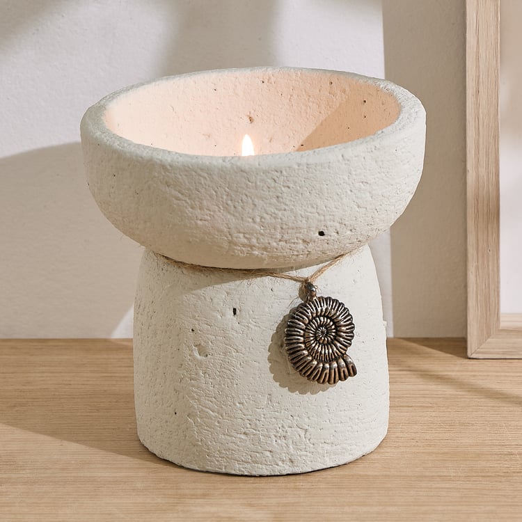 Grain Bruno Cement T-Light Holder - Large