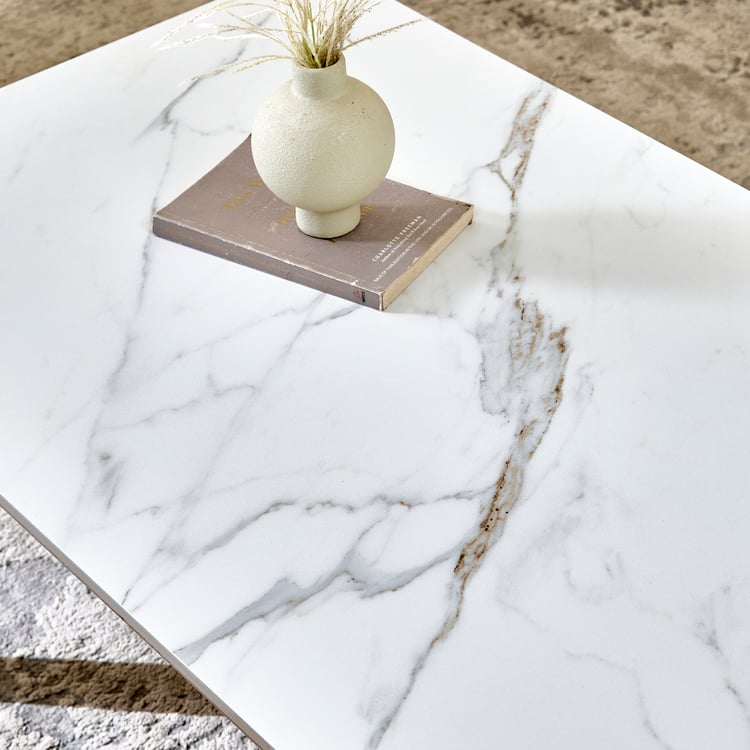 Falcon NXT Ceramic Top Coffee Table - Walnut