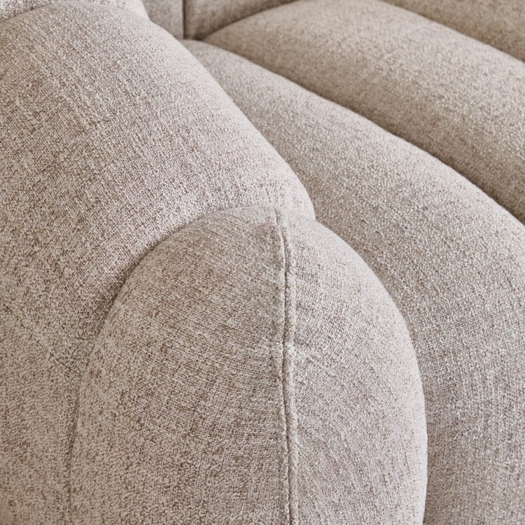 Alchemy Fabric 1-Seater Sofa - Ivory