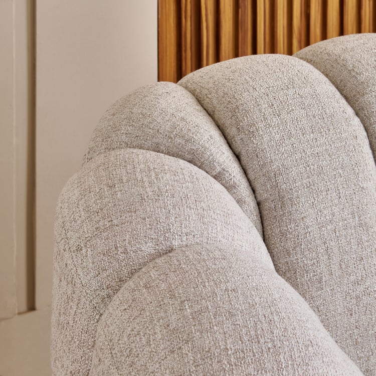 Alchemy Fabric 1-Seater Sofa - Ivory