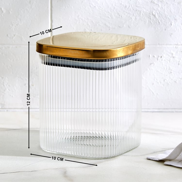 Regal Luxe Spectrum Borosilicate Glass Jar - 800ml