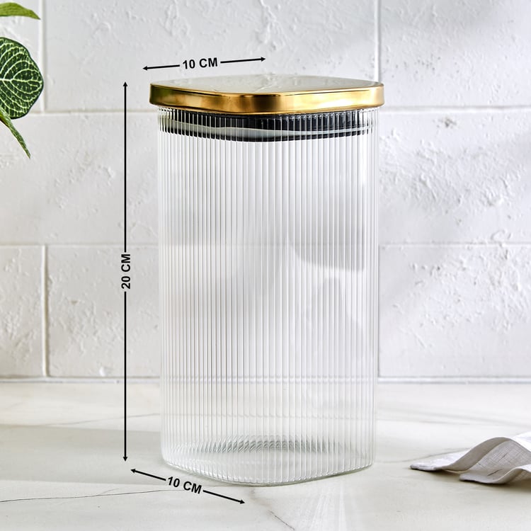 Regal Luxe Spectrum Borosilicate Glass Jar - 1.5L