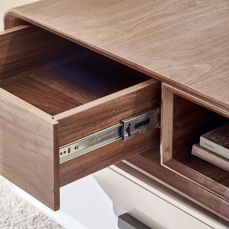 Havana Swivel Coffee Table - Walnut