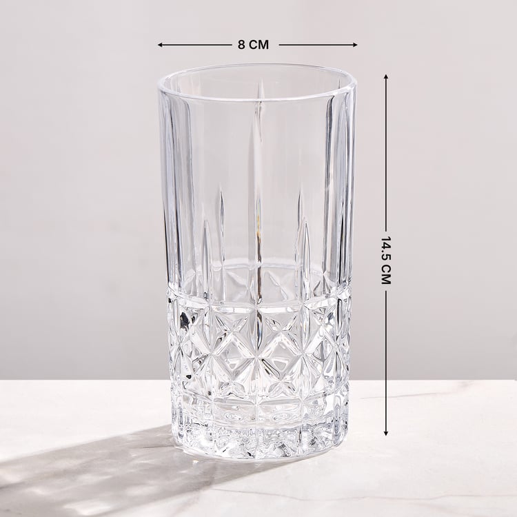 Mizu Diamond Set of 6 Drink Glasses - 410ml