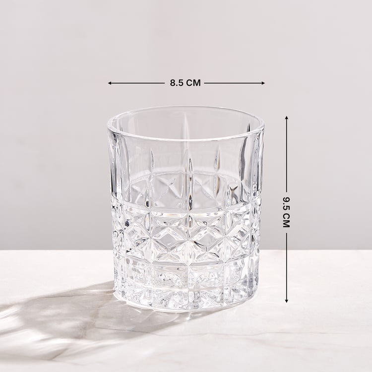 Mizu Diamond Set of 6 Whiskey Glasses - 350ml